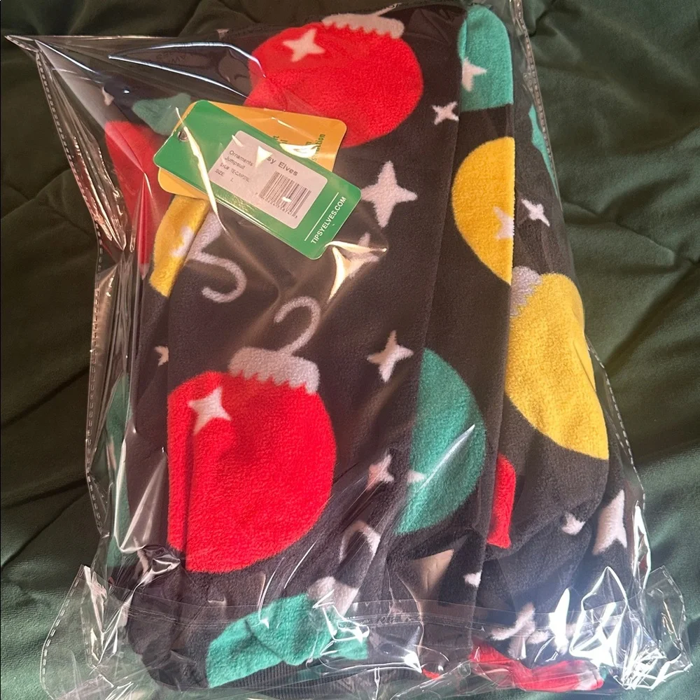 Tipsy Elves Christmas Onesies Unisex Adults Ornament Jumpsuit One Piece Cozy - Picture 4 of 5